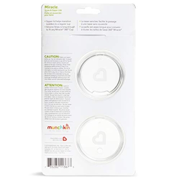 Munchkin® Sippy Cup Lids for Toddlers - Straw and Sipper Options