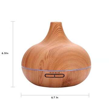 Aromatherapy Essential Oil Diffuser with LED Colors