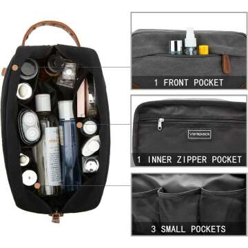 Vorspack Water Resistant Toiletry Bag for Men