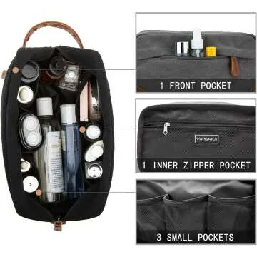 Vorspack Water Resistant Toiletry Bag for Men