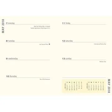 2018 Timeless Tree Weekly Planner (16-Month Engagement Calendar)