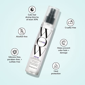 COLOR WOW Speed Dry Spray - Speed Up Drying, Shine & Protect