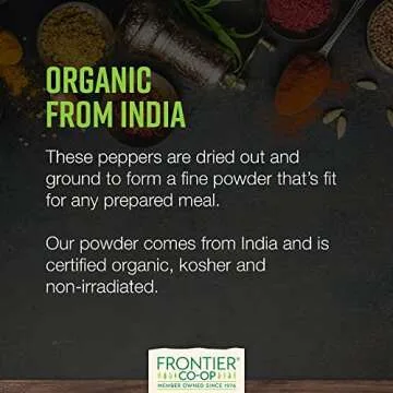 Frontier Co-op Organic Ground Cayenne Pepper 6.14oz