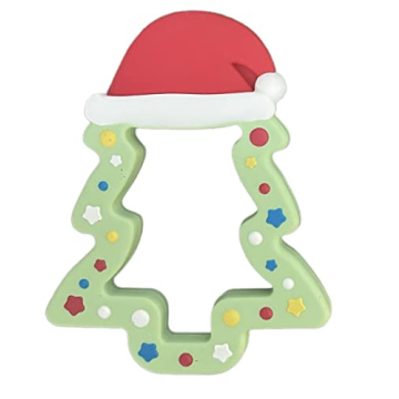Christmas, Holiday Soft Silicone Teethers for Baby - BPA Free, Festive Designs for Joyful Teething