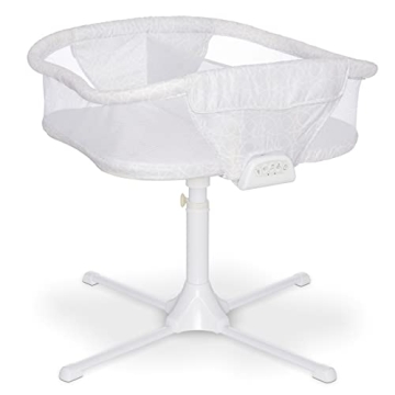 HALO BassiNest Twin Sleeper - Adjustable Bedside Bassinet with Soothing Features