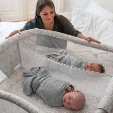 HALO BassiNest Twin Sleeper for New Parents with Twins