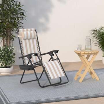 Best Choice Products Set of 2 Adjustable Steel Mesh Zero Gravity Lounge Chair Recliners w/Pillows an...