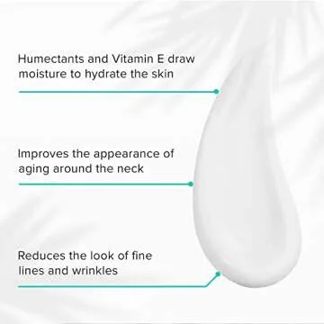 ClarityRx Keep Your Chin Up Anti-Aging Neck & Chest Serum, Natural Plant-Based Hyaluronic Acid Treatment for All Skin Types (1 fl oz)