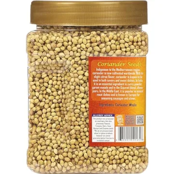 Rani Whole Coriander Seeds - 8oz All Natural Spice Jar