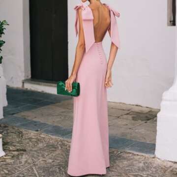 Dasein Women Elegant Satin Bow Flap Evening Bag Rhinestone Clutch Purse Handbag Formal/Wedding/Prom/...