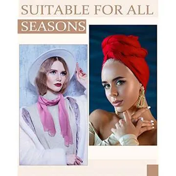 12 Pieces Women Solid Color Chiffon Scarf Fashion Sheer Scarf Soft Breathable Sun-proof Silk Blend Lightweight Accent Scarfs, 20 x 63 Inch Multicoloured