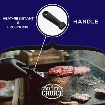 Professional Griddle Accessories Set by Chef - 9 pcs