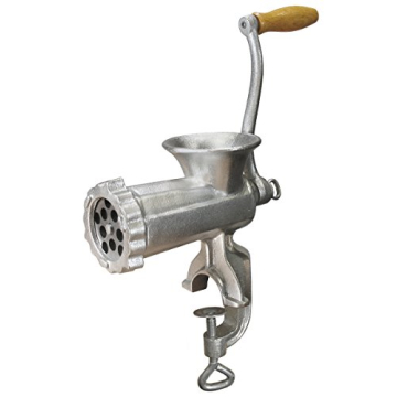 Weston #10 Manual Tinned Meat Grinder and Sausage Stuffer - Ideal for Homemade Sausages