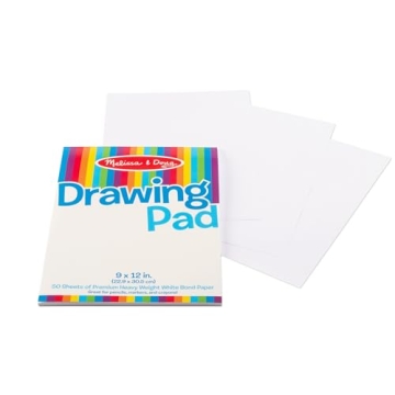Melissa Doug Premium Drawing Paper Pads 3-Pack Young Artists