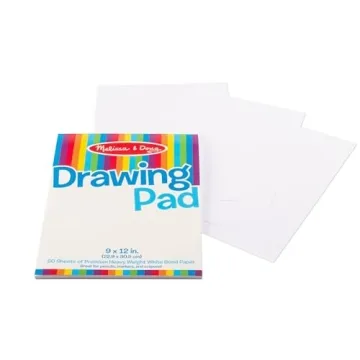 Melissa Doug Premium Drawing Paper Pads 3-Pack Young Artists