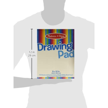 Melissa Doug Premium Drawing Paper Pads 3-Pack Young Artists