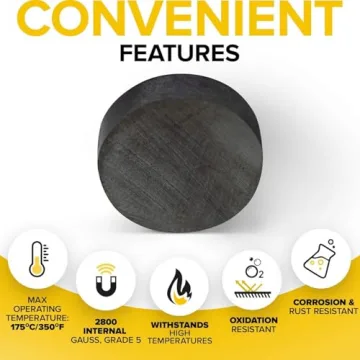 X-Bet Strong Magnets Heavy Duty - Ceramic Circle Magnets 62pcs