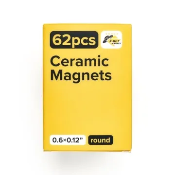 X-Bet Strong Magnets Heavy Duty - Ceramic Circle Magnets 62pcs