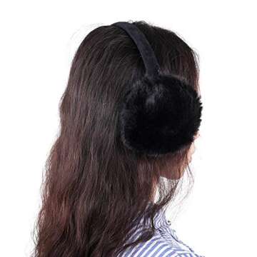 Warm & Stylish Sudawave Girls Earmuffs for Winter Fun