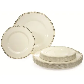 Elegant Rochelle Collection Disposable Plates for Every Occasion