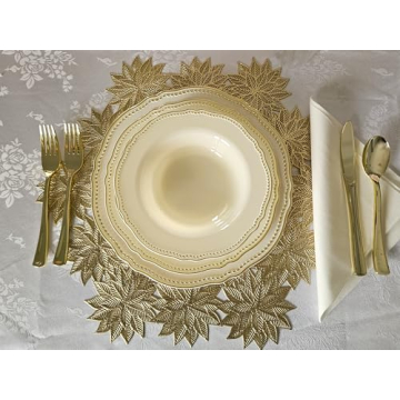 Elegant Rochelle Collection Disposable Plates for Every Event