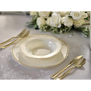 Elegant Rochelle Collection Disposable Plates for Every Event