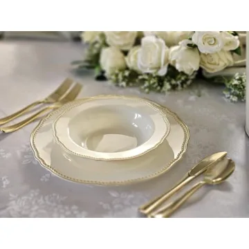 Elegant Rochelle Collection Disposable Plates for Every Event