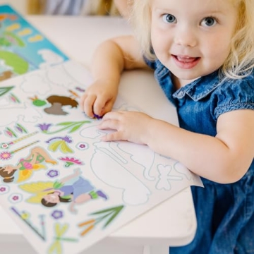 Melissa & Doug Reusable Sticker Pad: Fairies with 200 Stickers