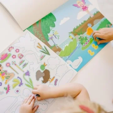 Melissa & Doug Reusable Sticker Pad: Fairies with 200 Stickers