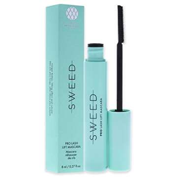 SWEED - Lash Lift Mascara | Vegan, Cruelty-Free, Clean Beauty (Black, 0.27 oz | 8 ml)