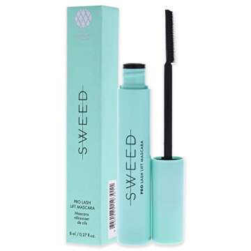 SWEED - Lash Lift Mascara | Vegan, Cruelty-Free, Clean Beauty (Black, 0.27 oz | 8 ml)