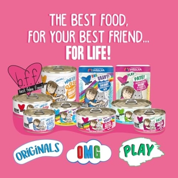 Weruva B.F.F. OMG Tuna & Salmon Pouches for Cats