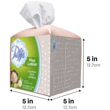Carrotez Elegant PU Leather Tissue Box Cover - Rose Pink