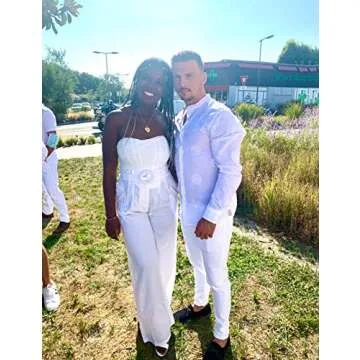 L'VOW Women's Sexy Strapless Mesh Bustiers Overbust Open Back Boned Corset Crop Top (White, Large)