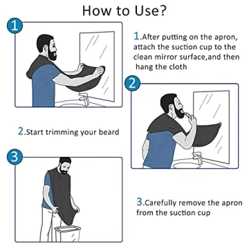 Likeny Beard Bib Apron: Ultimate Gift for Men