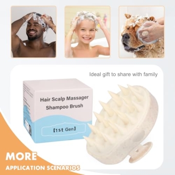 FREATECH Scalp Massager Brush for Hair Growth & Care