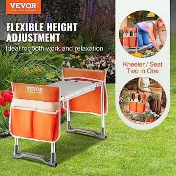 VEVOR Garden Kneeler: Comfort for Seniors and Gardeners