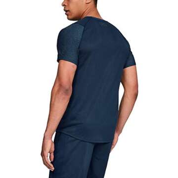 Under Armour Men's UA MK-1 Short Sleeve LG Navy