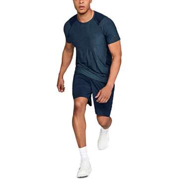 Under Armour Men's UA MK-1 Short Sleeve LG Navy