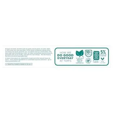 Tom's of Maine Fluoride-Free Propolis & Myrrh Natural Toothpaste, Fennel, 5.5 oz. 2-Pack (Packaging May Vary)