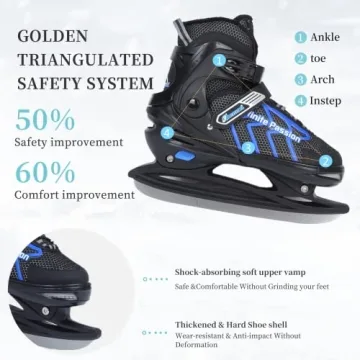 Adjustable Ice Skates for Boys Girls and Beginners