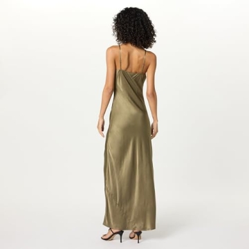 Shop The Drop Women’s Lana Maxi Slip Dress in Bronze Olive