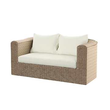 Stylish TK Classics Loveseat with Cushions for Outdoors