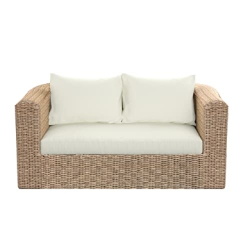 Stylish TK Classics Loveseat with Cushions for Outdoors