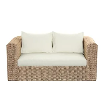 Stylish TK Classics Loveseat with Cushions for Outdoors