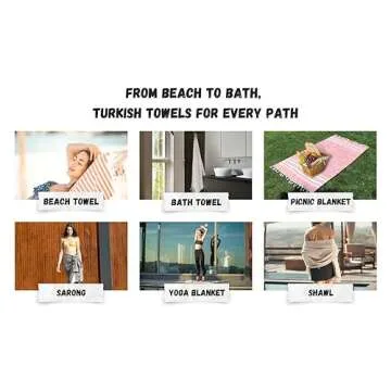 Turkish Beach Towel Cotton Oversized Quick Dry