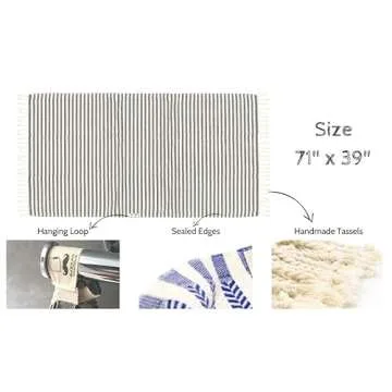 Turkish Beach Towel Cotton Oversized Quick Dry