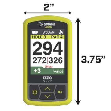 Izzo Swami 6000 Handheld Golf GPS With 38,000 Maps