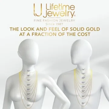 Lifetime Jewelry 24k Gold Plated Cuban Link Necklace