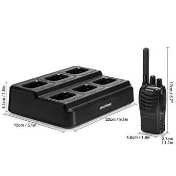 BAOFENG BF-88ST Walkie Talkies Long Range 6 Pack